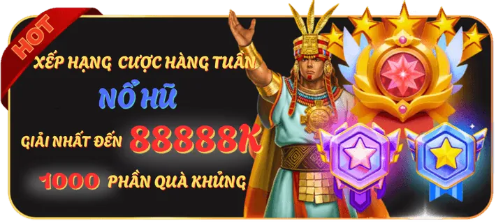 Thử thách bắn cá hàng tuần với giải thưởng lớn